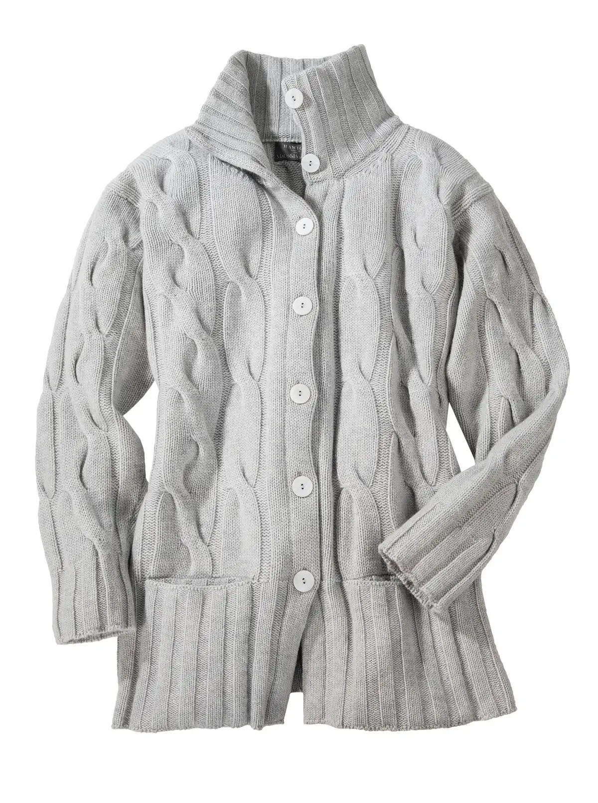 RANDEBOO Charm warmer knit gray ランデブー RANDEBOO（ランデブー）の「Charm warmer knit（ニット/セーター