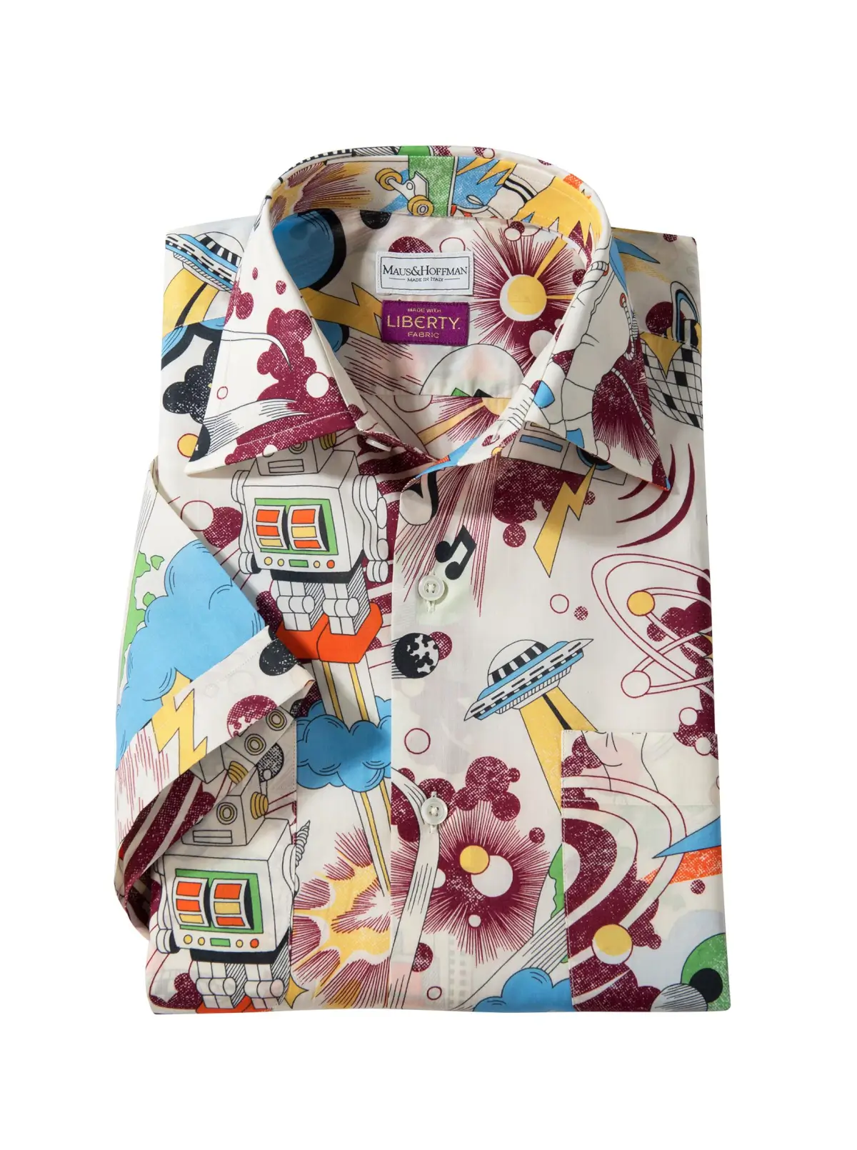 Lukey's Robot Liberty Print Shirt | Maus & Hoffman