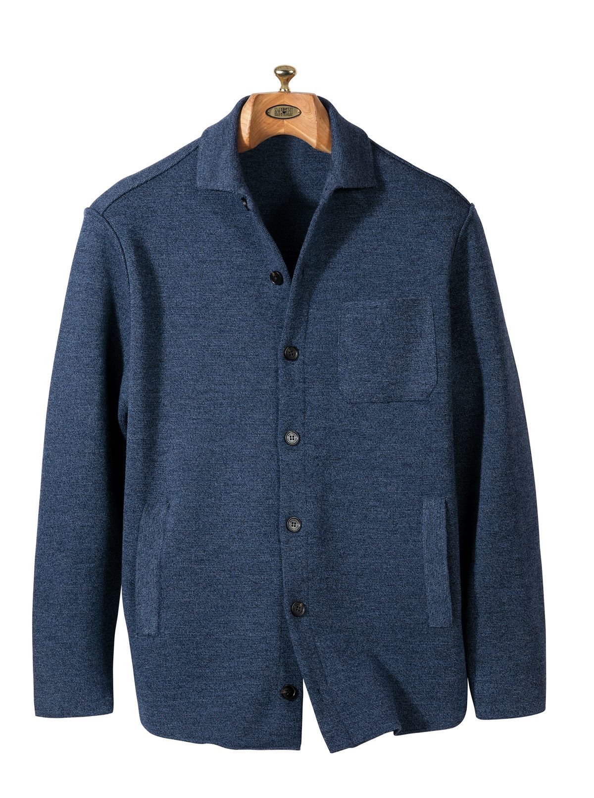 Dario Merino Wool DoubleKnit Sweater Jacket
