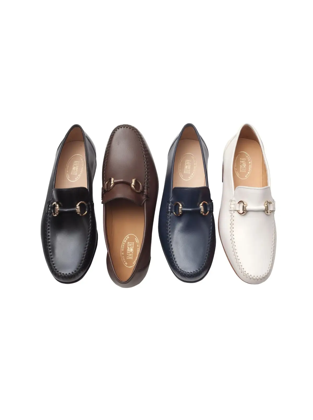 Palm Beach Bit Slip-Ons in Soft Napa Calfskin | Maus & Hoffman