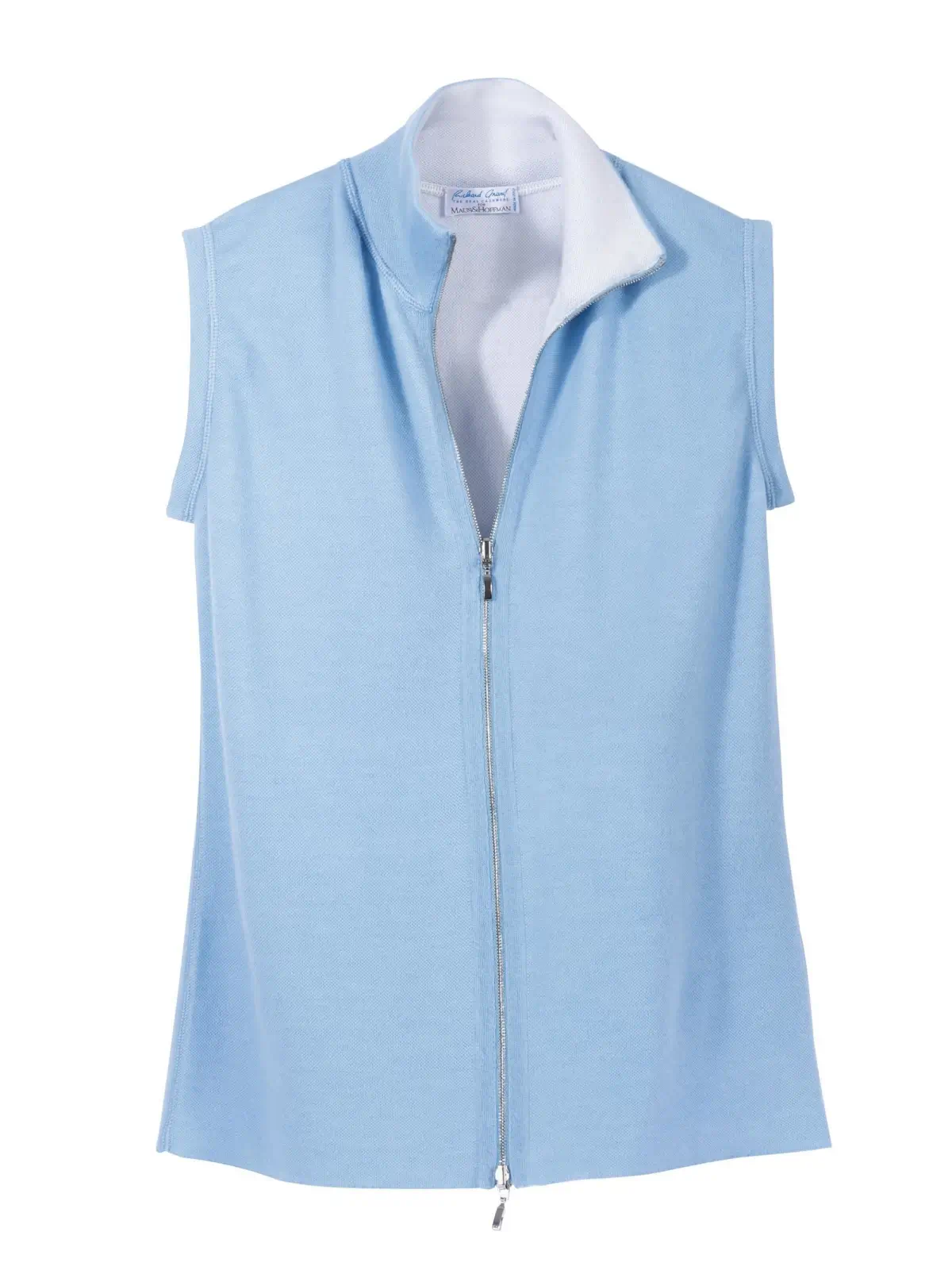 Reversible Cashmere Zip Vest | Maus & Hoffman