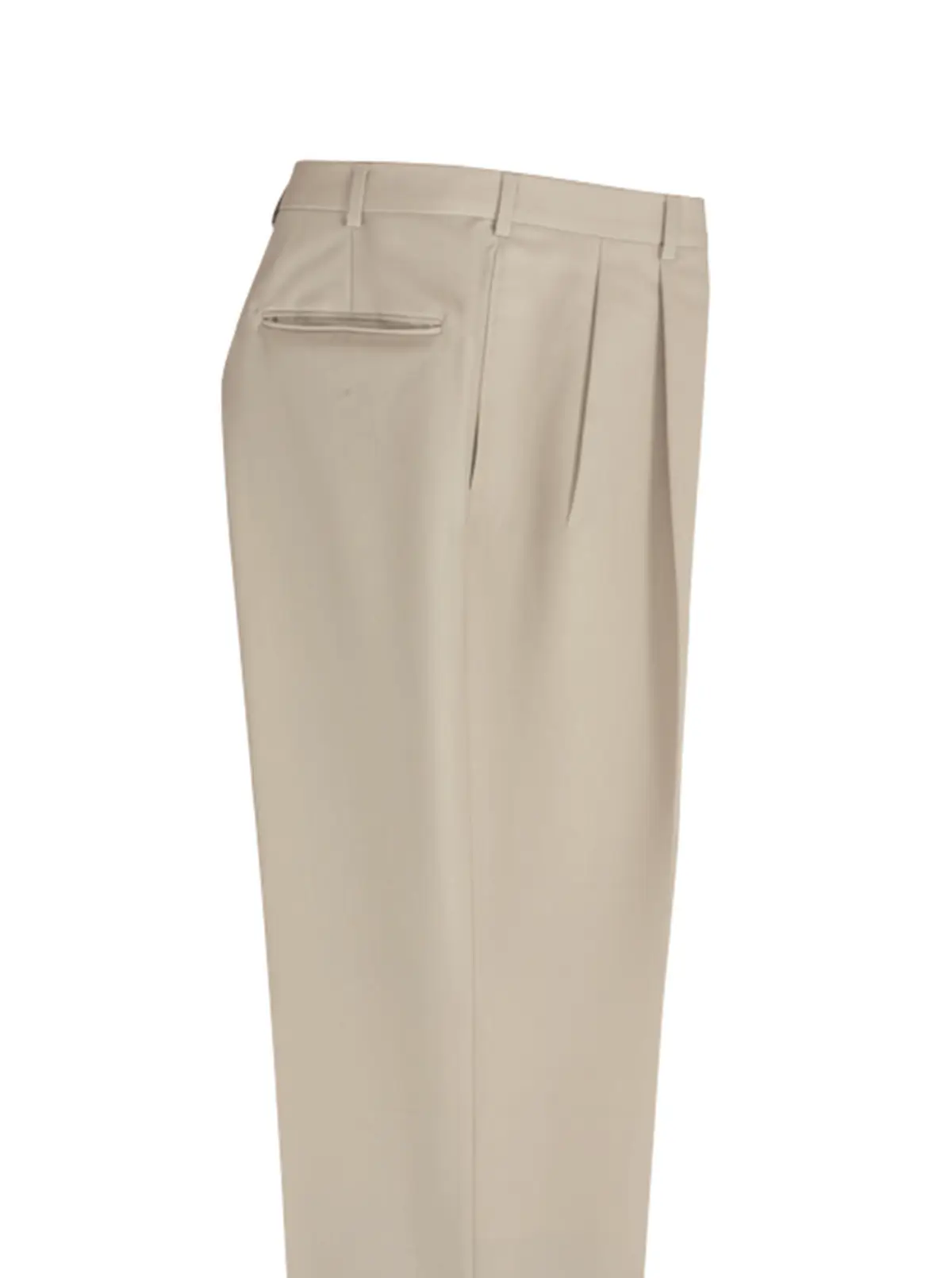 Tropical-Weight Pleated Gabardine Slacks | Maus & Hoffman