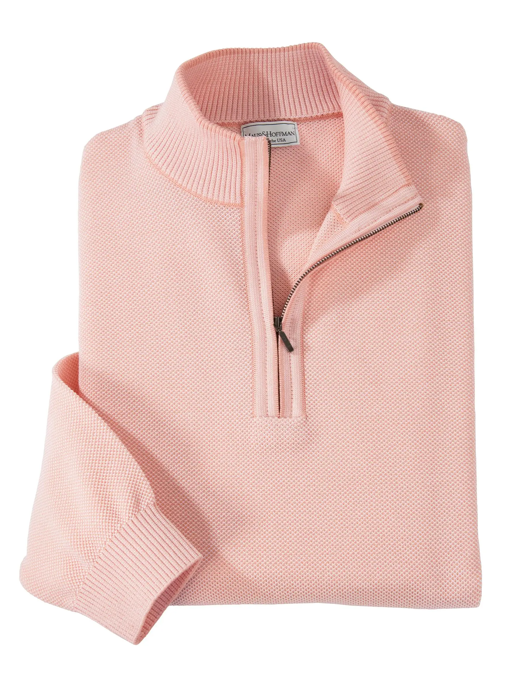 Bernard Seed Stitch Quarter-Zips | Maus & Hoffman