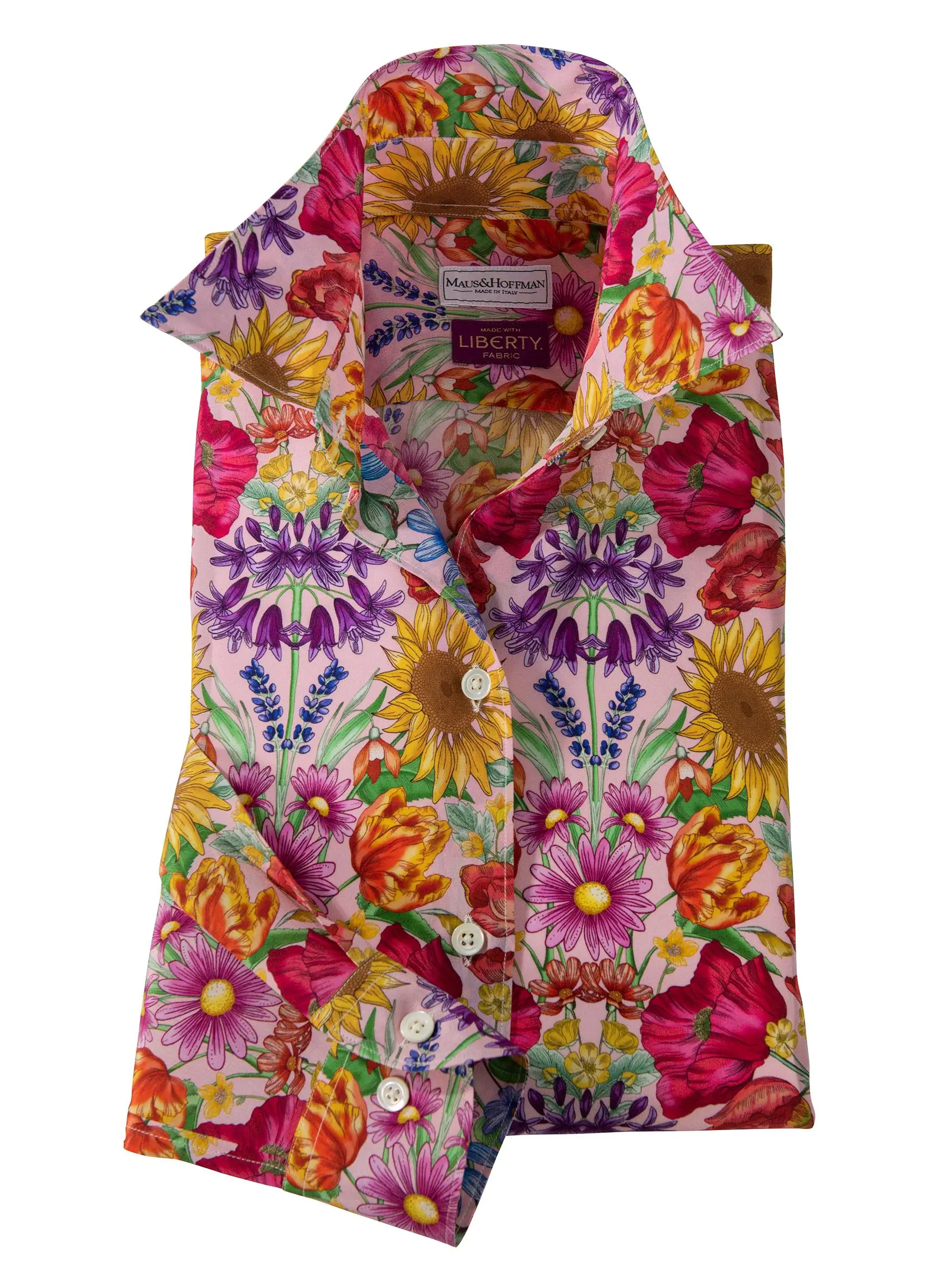 美品】ヌキテパLiberty Print Shirring Blouse Liberty Print Shirring