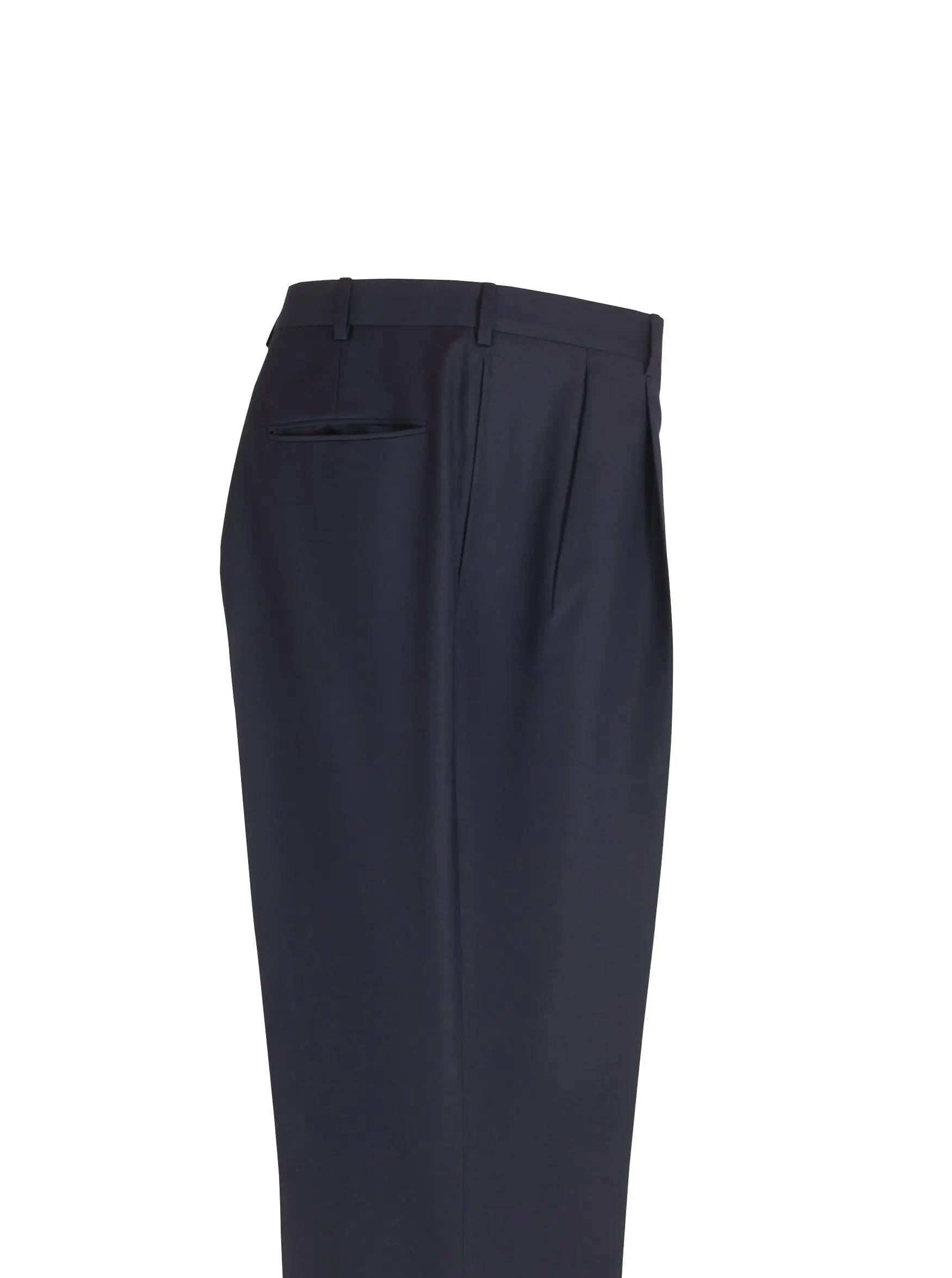 Tropical-Weight Pleated Gabardine Slacks | Maus & Hoffman