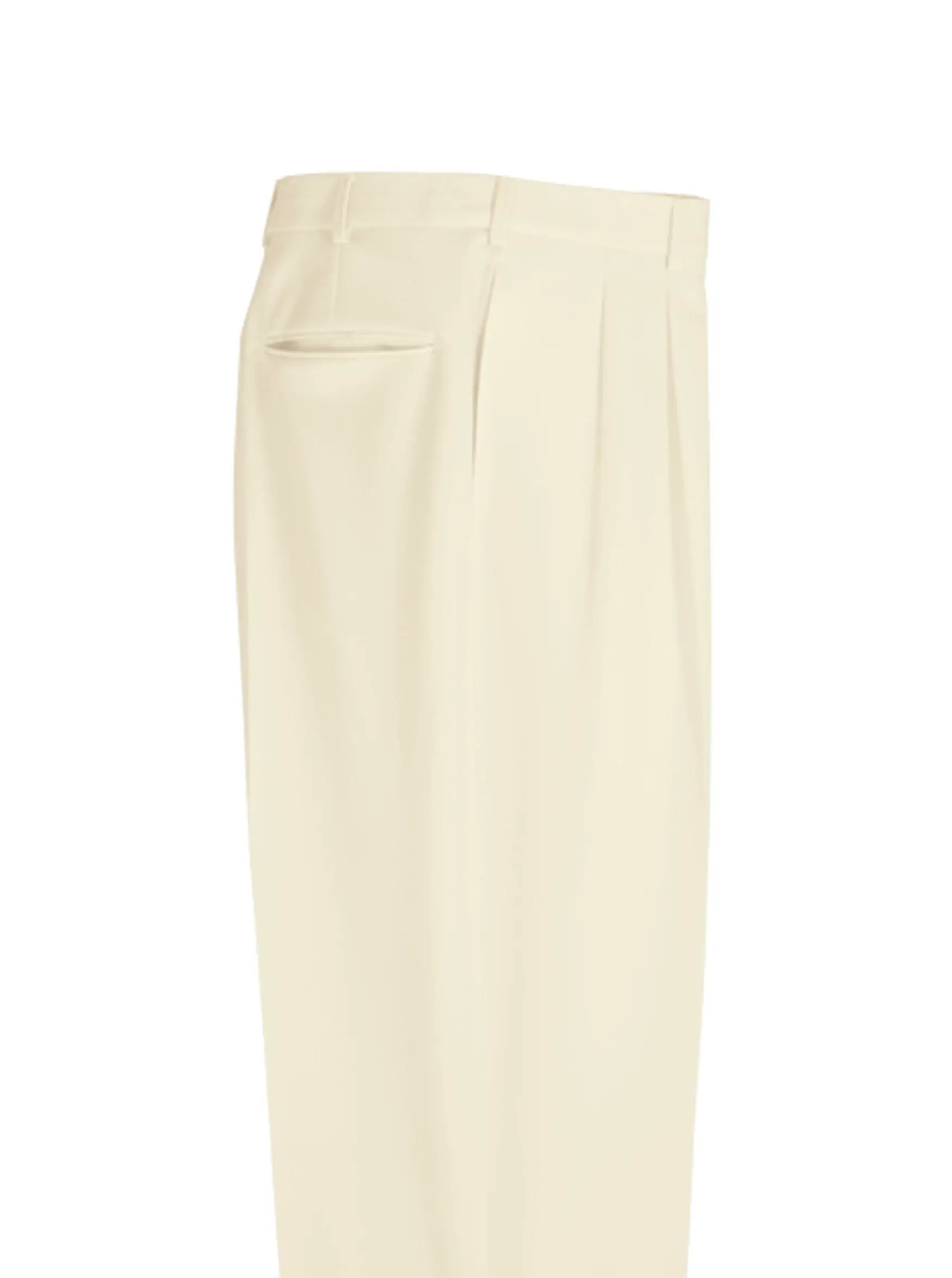 Tropical-Weight Pleated Gabardine Slacks | Maus & Hoffman
