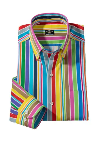 Bayadere Stripe Sport Shirt