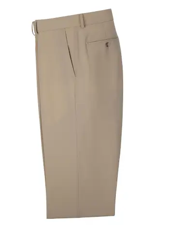 Bi-Stretch Microfiber Gabardine Slacks - 8