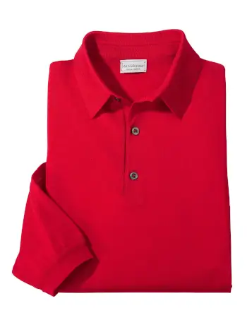 Clark Cotton-Ease Long-Sleeve Polos - Image 3