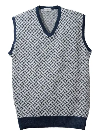 Firenze Cotton/Linen Jacquard Vest - Image 2