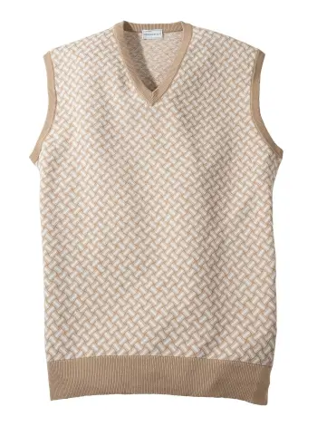 Firenze Cotton/Linen Jacquard Vest - 3