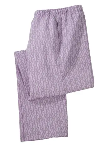 Derek Rose Pajama Sets-Lilac Print - 3