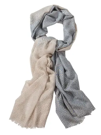 Dots Reversible Silk/Cashmere Scarves - 3