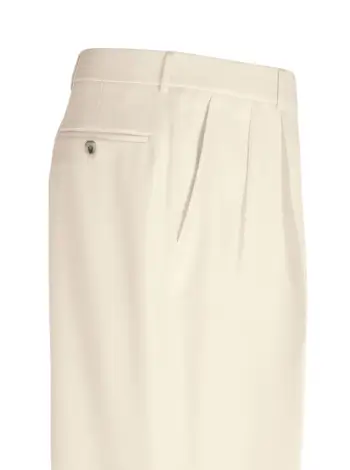 Double-Pleated Slacks - 3