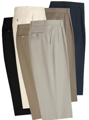 Double-Pleated Slacks - 9