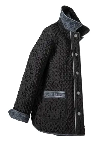 Elena Quilted Reversible Jacket - 3