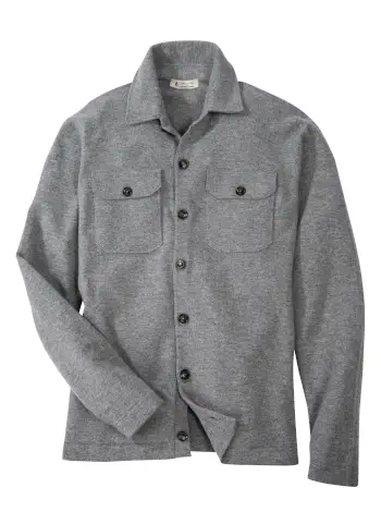 Gianni Cashmere Jersey Knit Shirt - Image 6