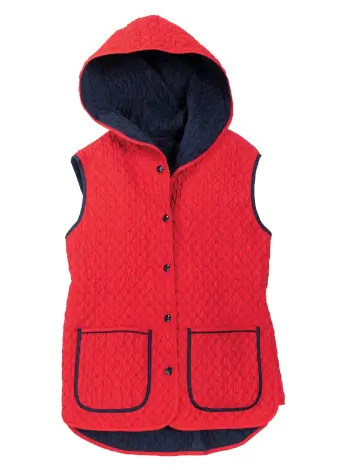 Giulia Quilted Reversible Vest - Image 2