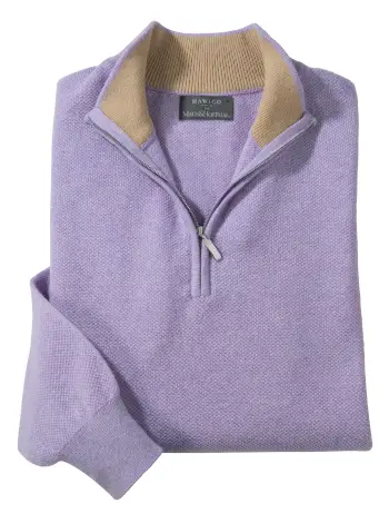 Ian Cashmere Pique Quarter-Zips - Image 5