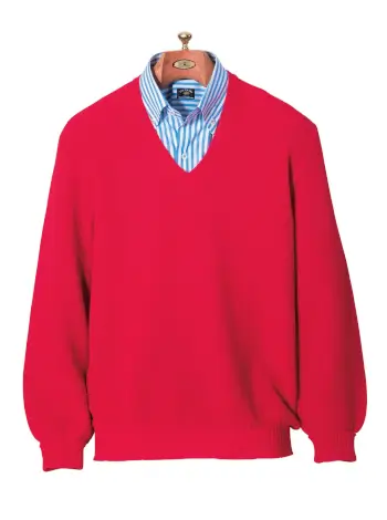 Lemmermayer Alpaca V-Neck Pullover - Image 3