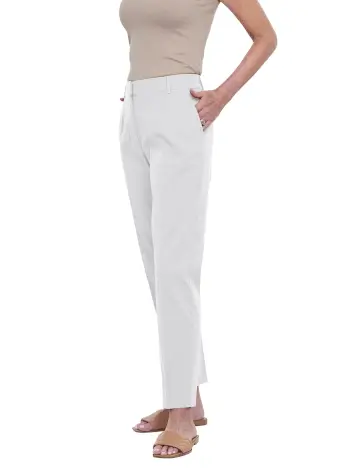 Lucia Stretch Cotton Slacks - 2