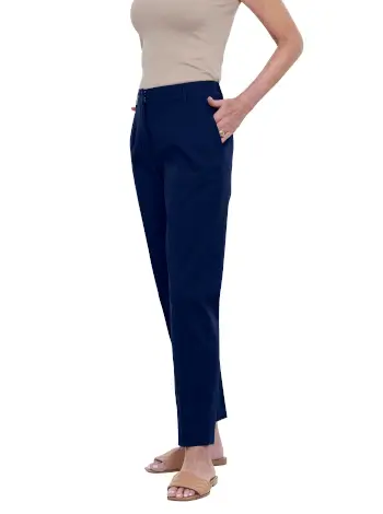 Lucia Stretch Cotton Slacks - 5