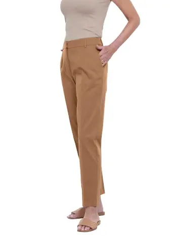 Lucia Stretch Cotton Slacks - 3