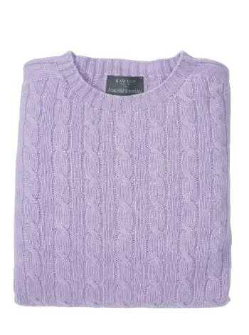 Michaels Cashmere Cable Crewnecks - 5