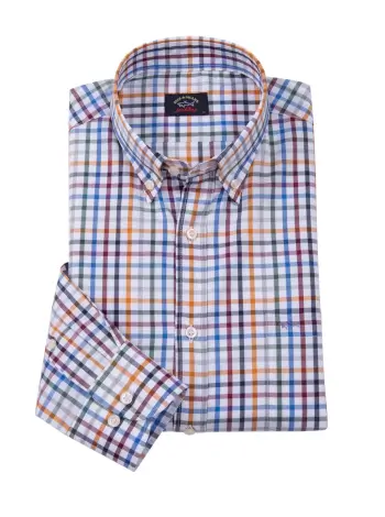 Multicolor Check Sport Shirts by Paul & Shark - 2