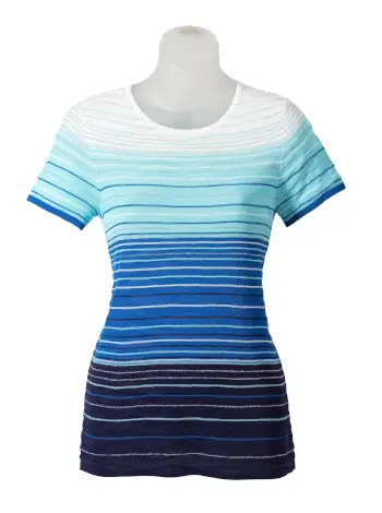 Val Ombre Stripe Tops - 3