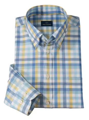Pastel Check Shirt by Paul Shark - 2