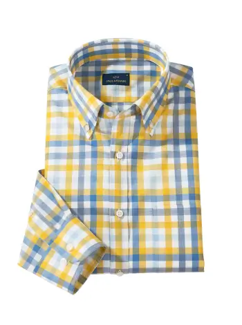 Pastel Check Shirt by Paul Shark - 3
