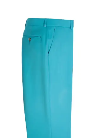 Plain-Front Slacks - 11