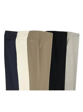 Plain-Front Slacks - Image 2