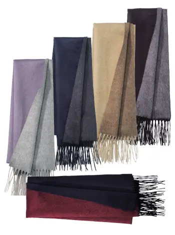 Reversible Cashmere/Silk Scarves - 9