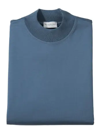 Romano Cotton Short-Sleeve Mocks - 5