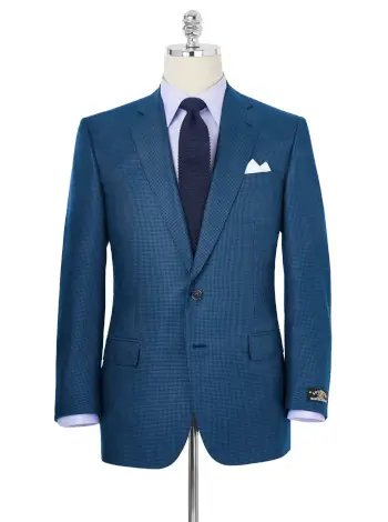 Solemare Silk and Wool Houndstooth Sport Coat - Image 10