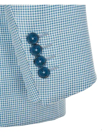 Solemare Silk and Wool Houndstooth Sport Coat - Image 3