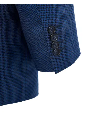 Solemare Silk and Wool Houndstooth Sport Coat - Image 13