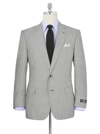 Solemare Silk and Wool Houndstooth Sport Coat - Image 7