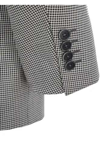 Solemare Silk and Wool Houndstooth Sport Coat - Image 9