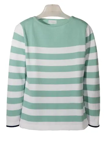 Stripe Cotton Boatneck - 2