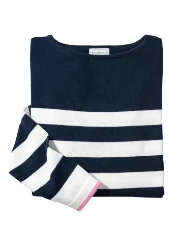 Stripe Cotton Boatneck - 3