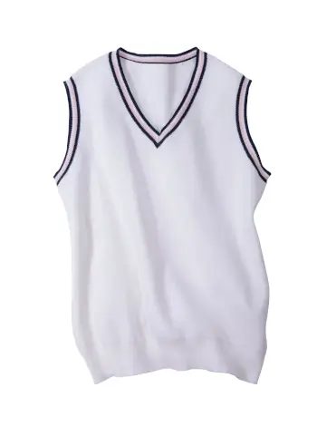 Tipped Vee Vest - 3