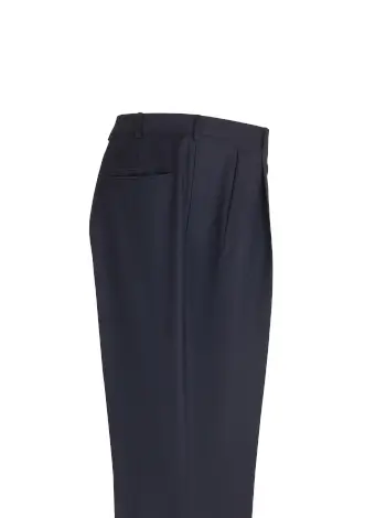 Tropical-Weight Pleated Gabardine Slacks - Image 2