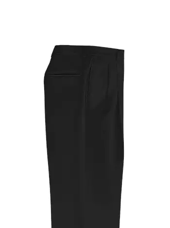 Tropical-Weight Pleated Gabardine Slacks - 6