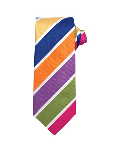 8-Color 'Big Stripe' Tie
