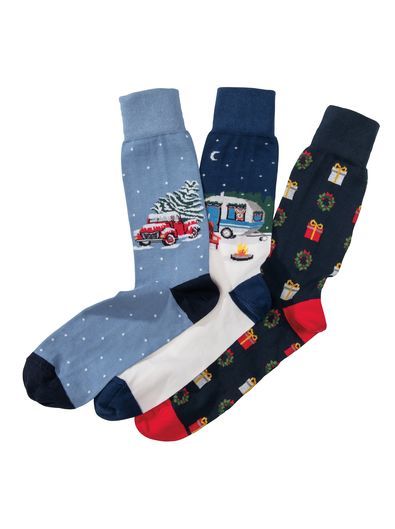 Box of Three Holiday Socks