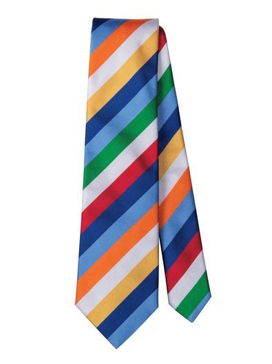 Brilliante 7-Color Stripe Tie 