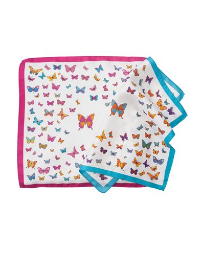 Butterfly Silk Pocket Square